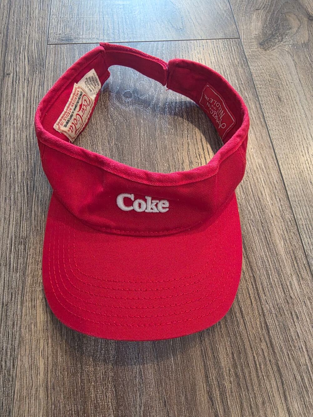 Retro Style Coca-Cola Red Visor American Needle